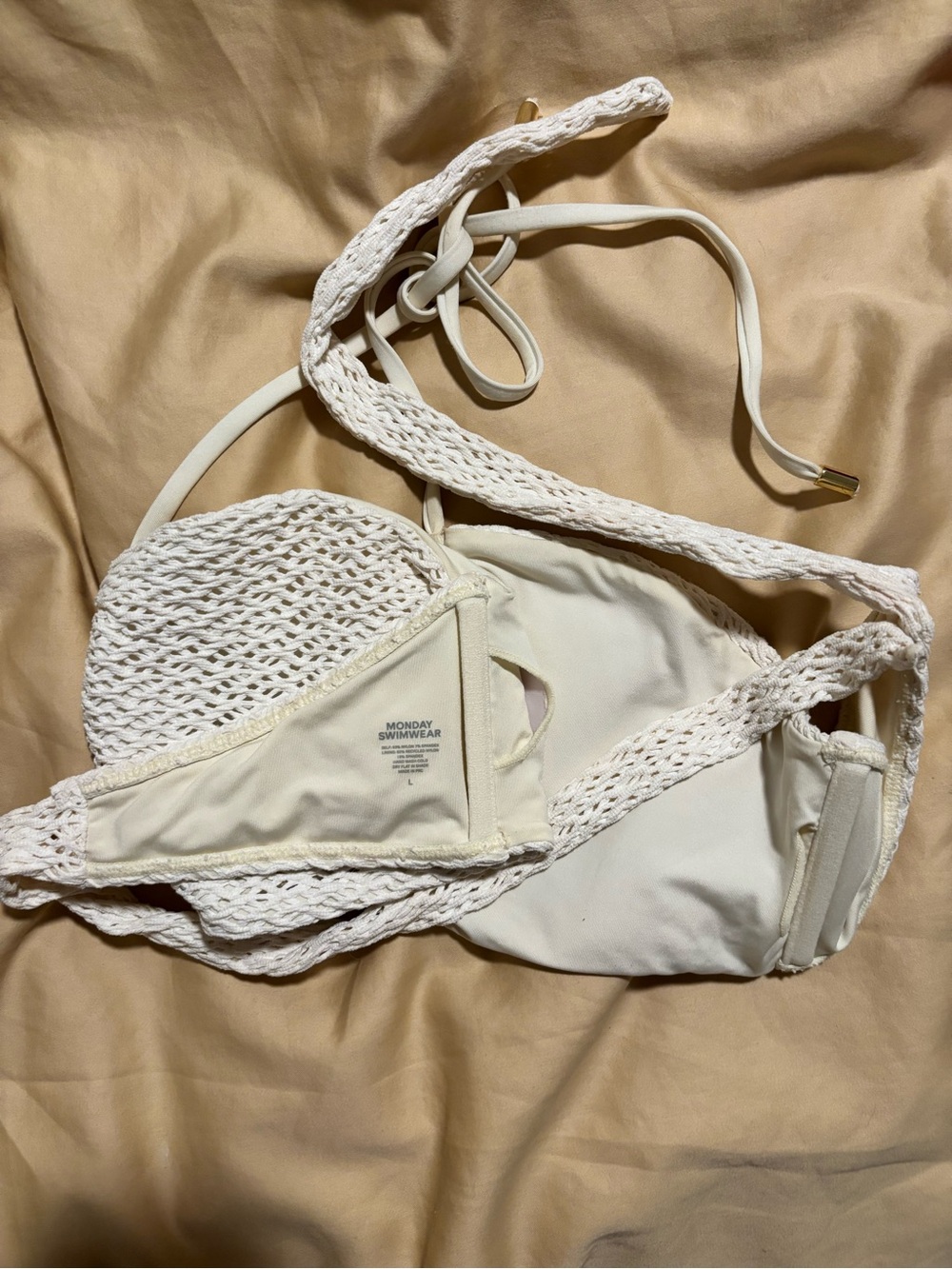 Monday Swim Copacabana Top - Ivory Crochet - Picture 3 of 3
